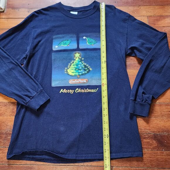 Eat'n Park Christmas Merchandise Tree Comercial Long Sleeve Shirt Size Medium - Picture 4 of 7